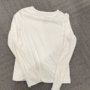 Art Class White Long Sleeve Tee